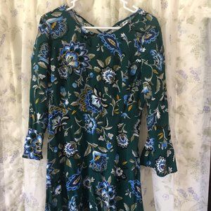 Green Floral Dress